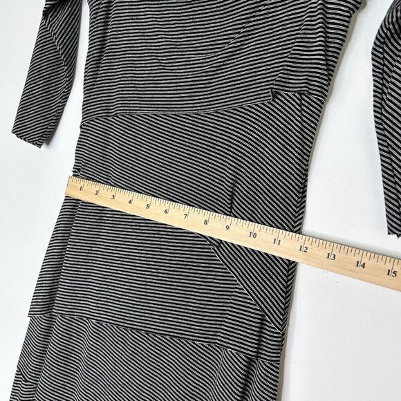 Bailey 44 Tiered Bandage Dress Womens Size Small Black White - Picture 7 of 11